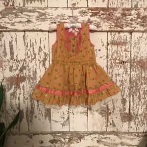 Matilda Jane dress golden yellow Fall dress